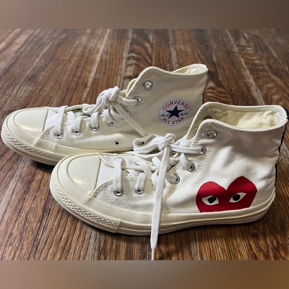 Converse woman High-Top Sneakers - White and Red
